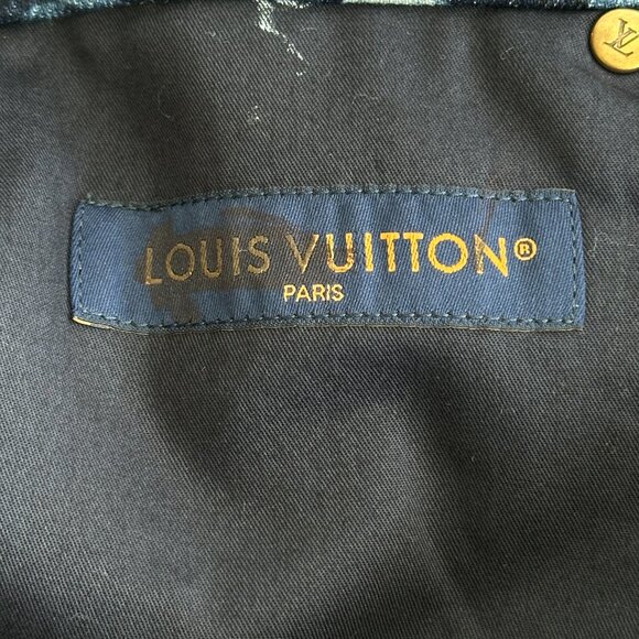 Louis Vuitton Blue Floral Monogram Jeans - Picture 3 of 8